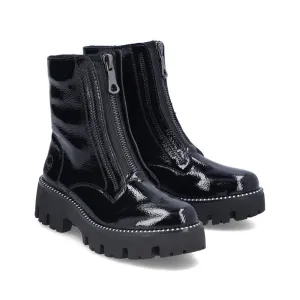 Rieker Womens Boot Y3351-00 Black Patent