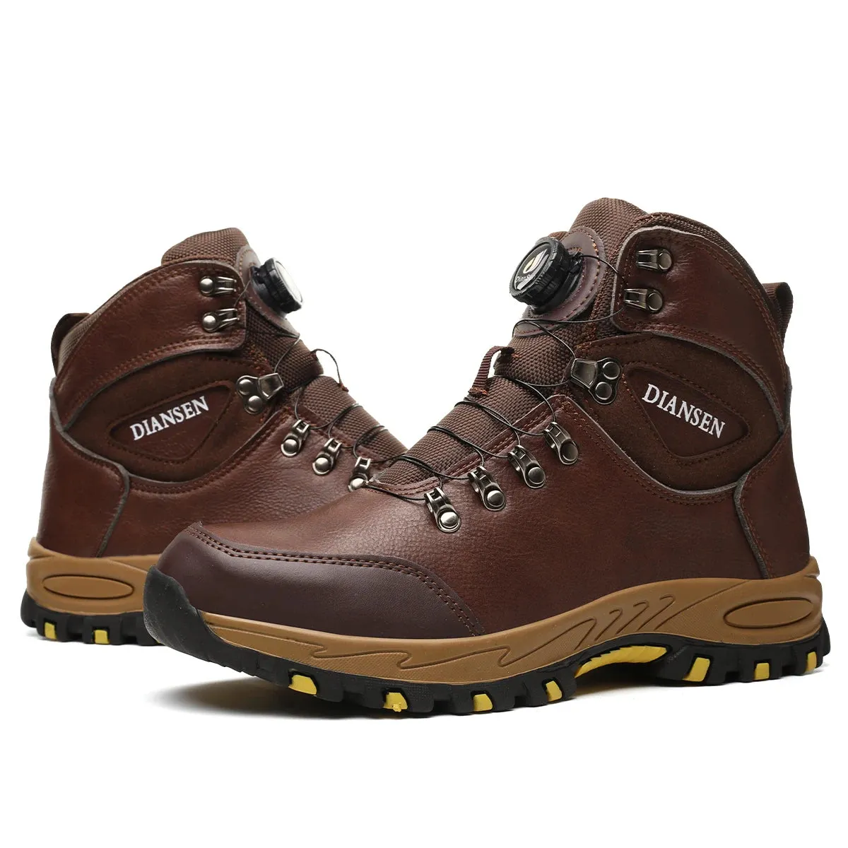 Rotating Button Safety Shoes Men Work Sneakers Indestructible Shoes