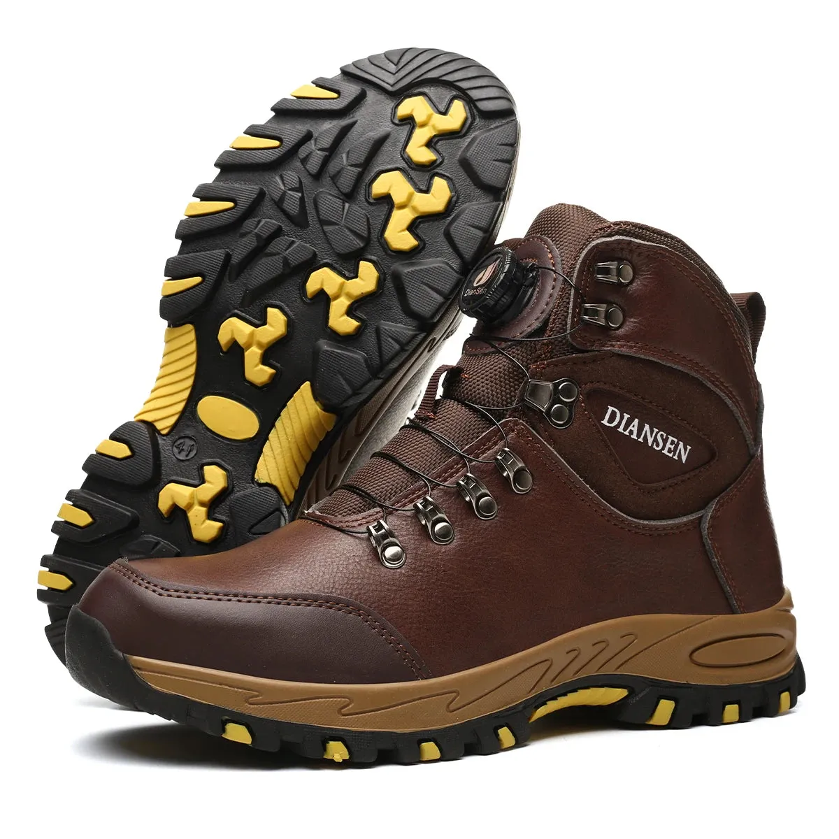 Rotating Button Safety Shoes Men Work Sneakers Indestructible Shoes