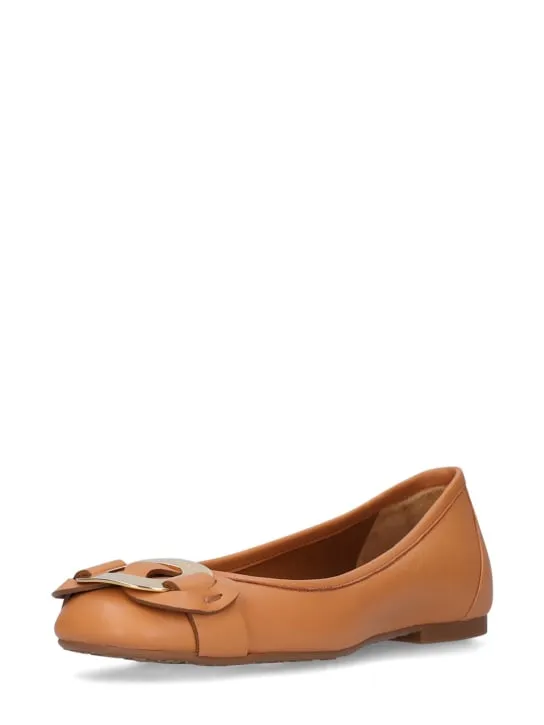 See By Chloé   10mm Chany leather ballerina flats 