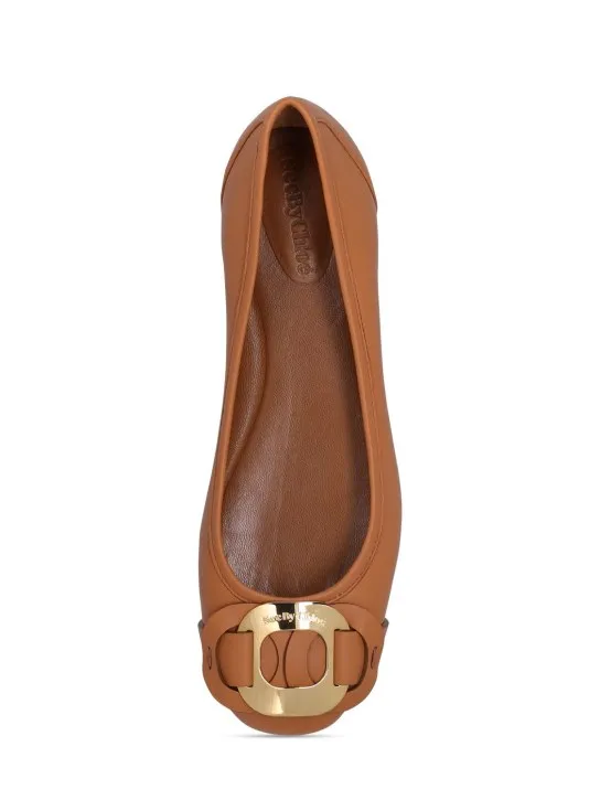 See By Chloé   10mm Chany leather ballerina flats 