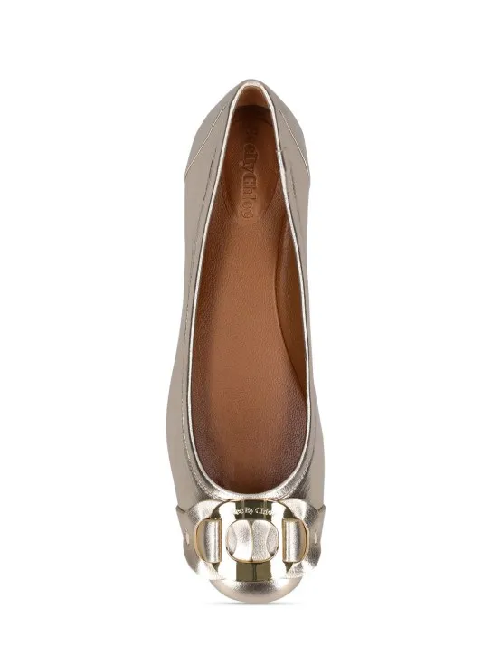 See By Chloé   10mm Chany leather ballerina flats 