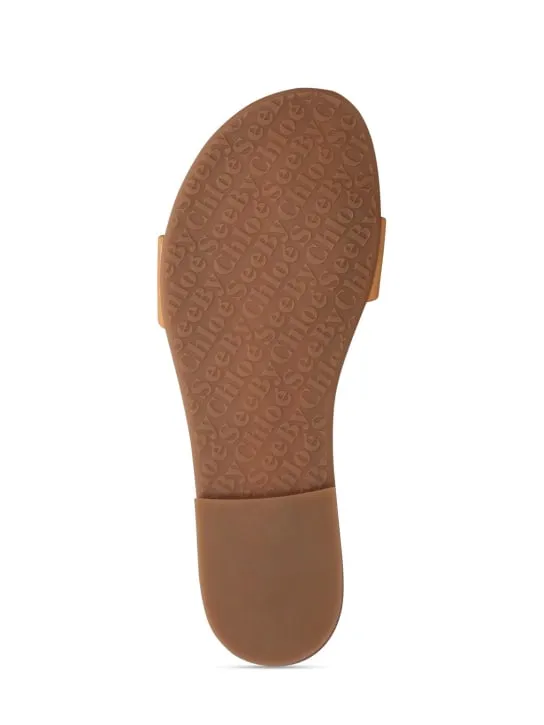 See By Chloé   5mm Chany leather sandal flats 