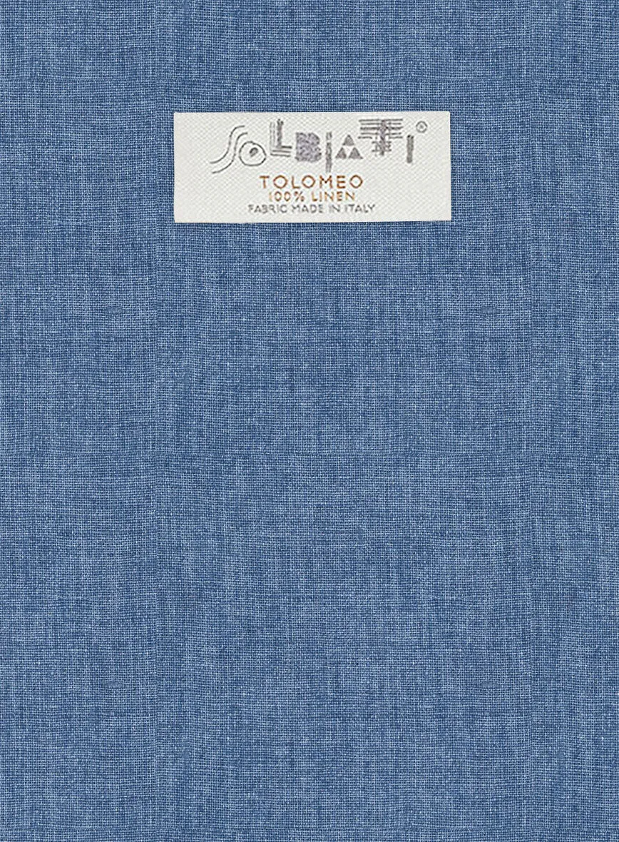 Solbiati Denim Light Blue Linen Jacket