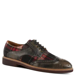 Spring Step Men's L'Artiste Thavo Plaid Loafer - Grey Multi
