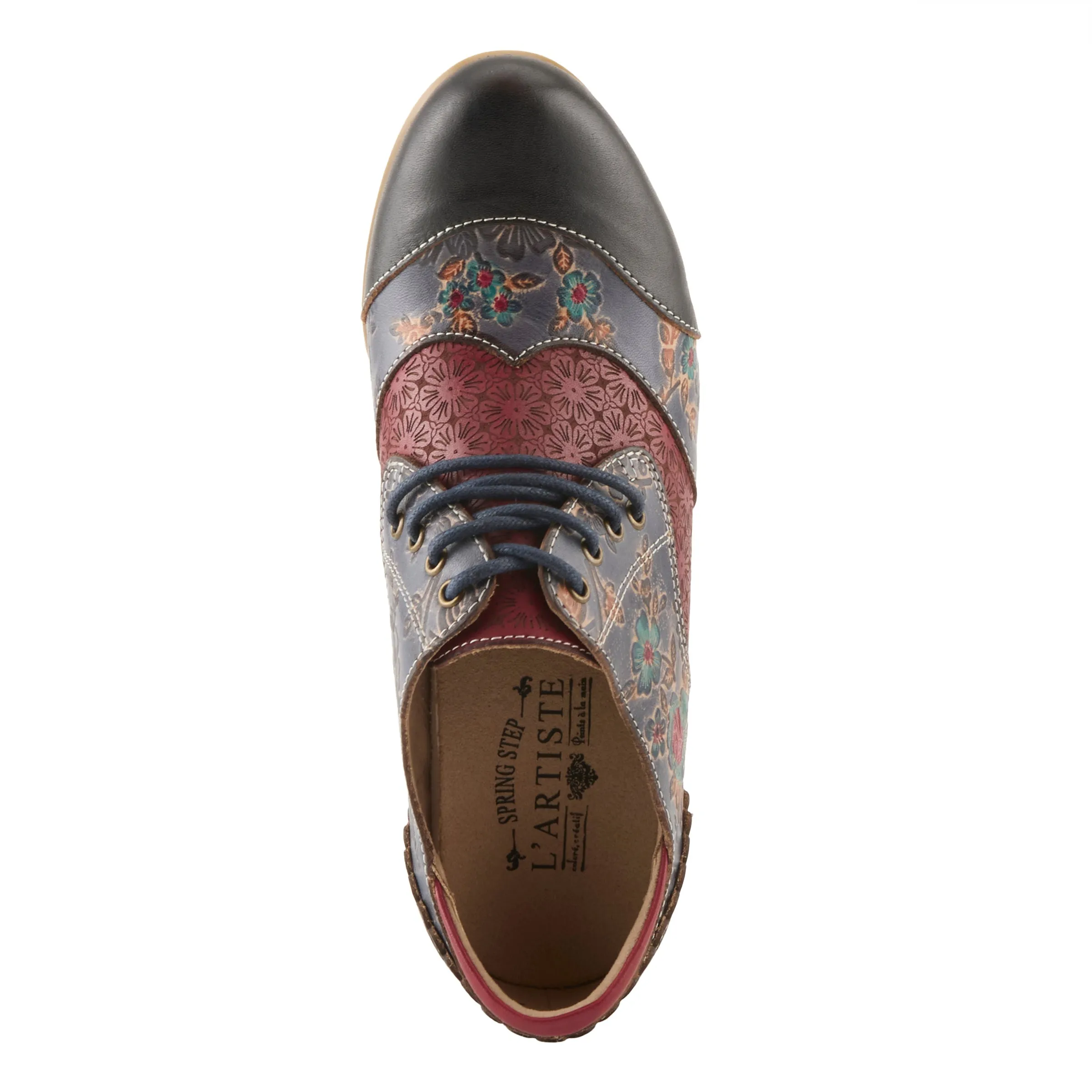 Spring Step Shoes L'Artiste Adelvice Fleur Women's Leather Floral Shooties
