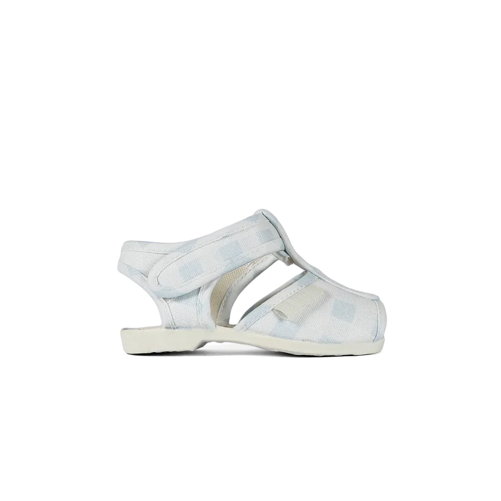 Superga X Drea Chong 1200 Print Baby Sandal Blue Check