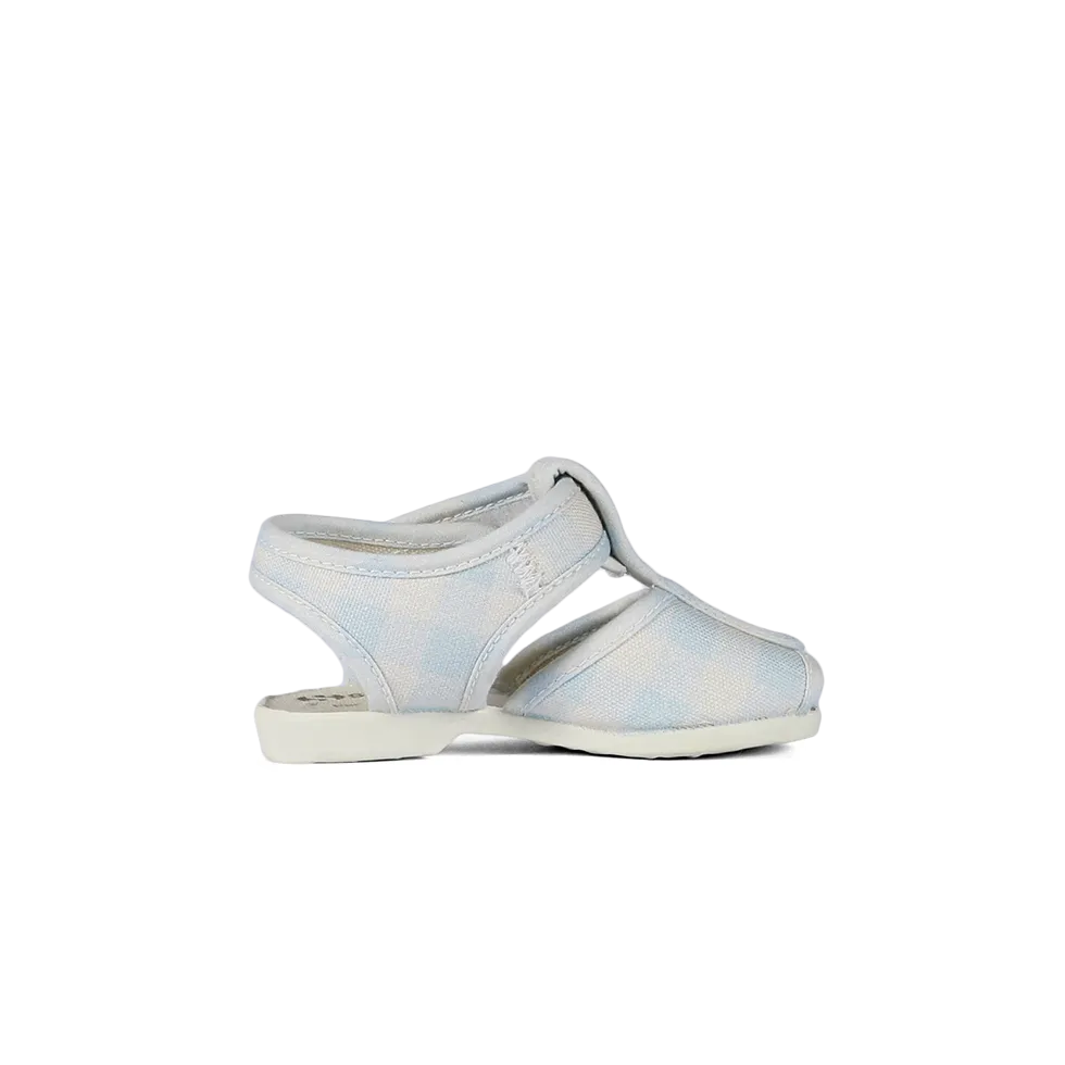 Superga X Drea Chong 1200 Print Baby Sandal Blue Check