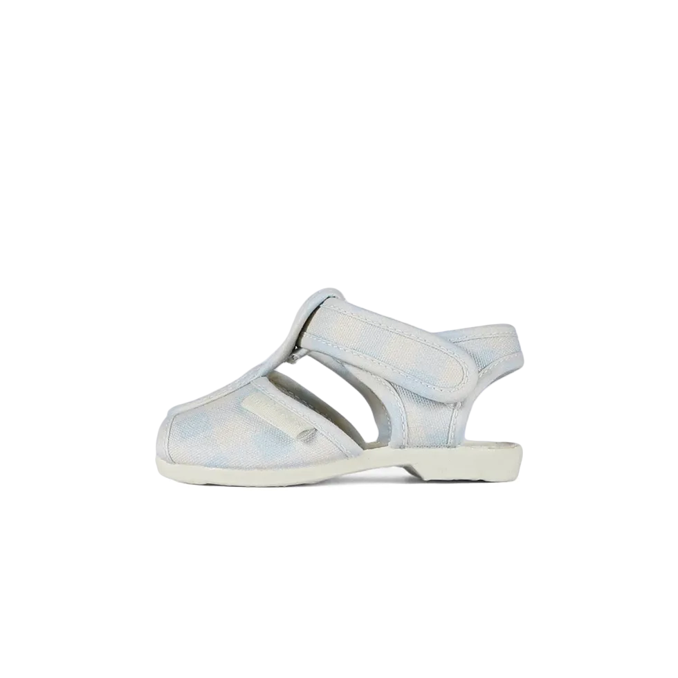 Superga X Drea Chong 1200 Print Baby Sandal Blue Check