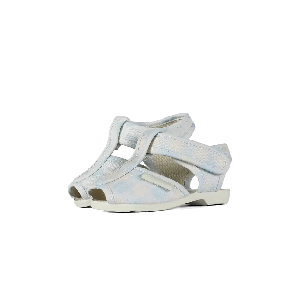 Superga X Drea Chong 1200 Print Baby Sandal Blue Check