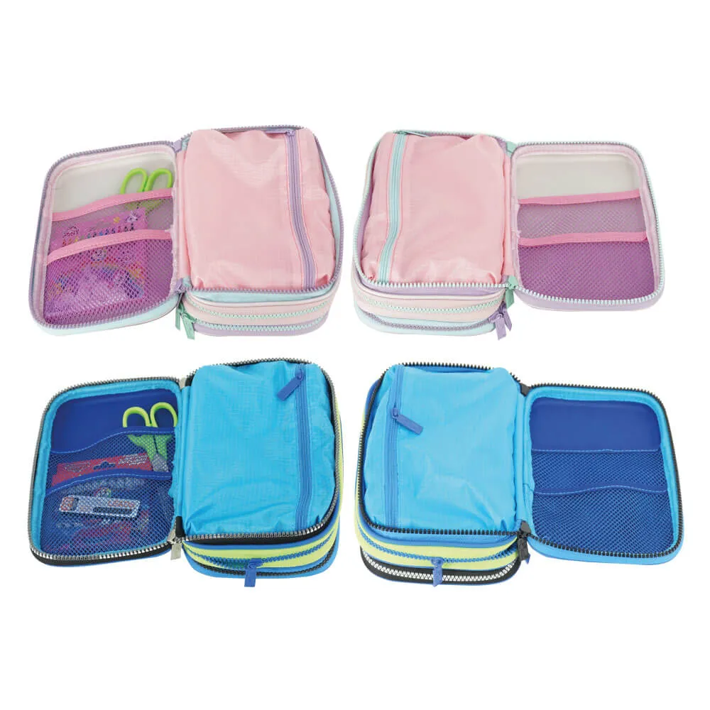SWAN 3-Layer Multifunctional Storage Pencil Case