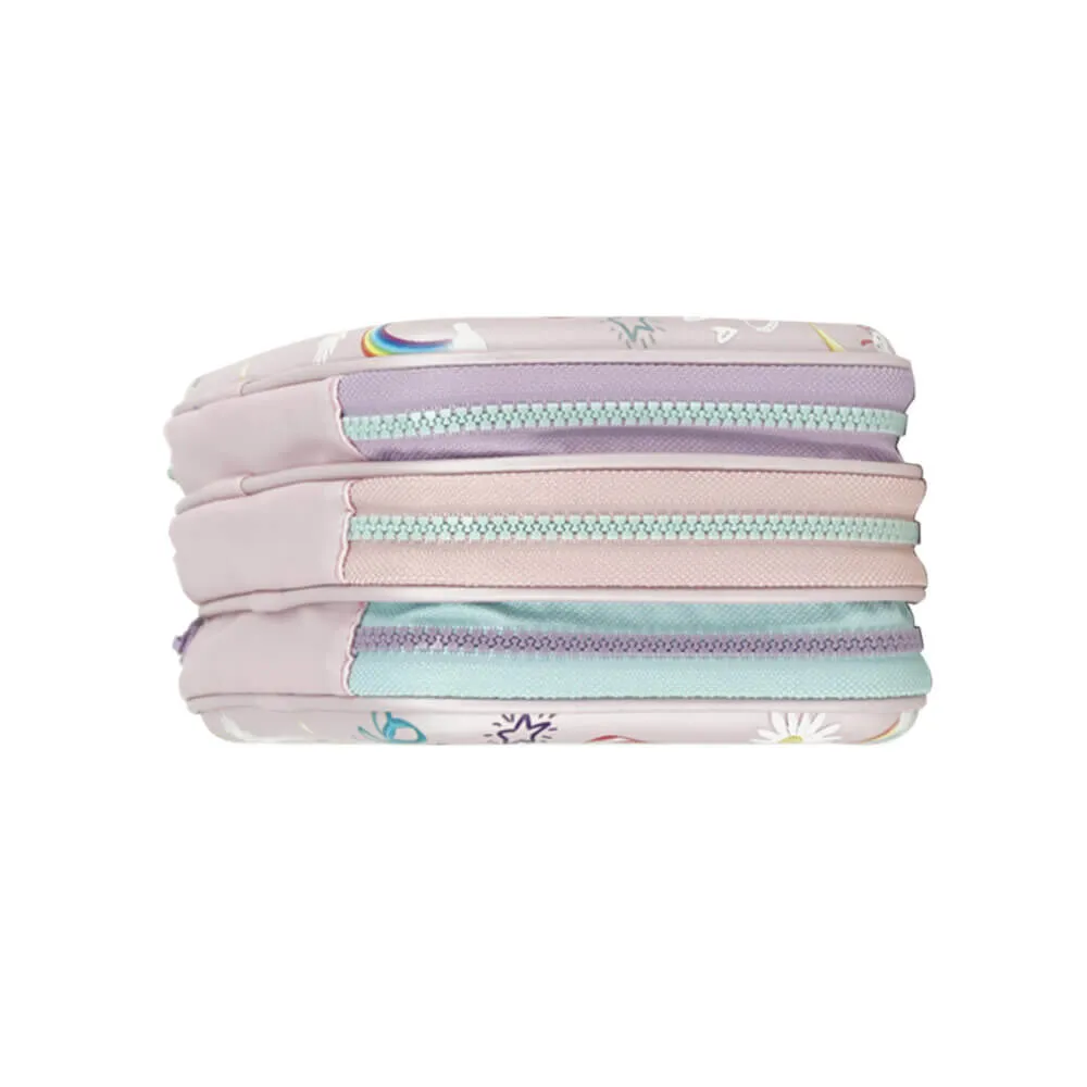 SWAN 3-Layer Multifunctional Storage Pencil Case