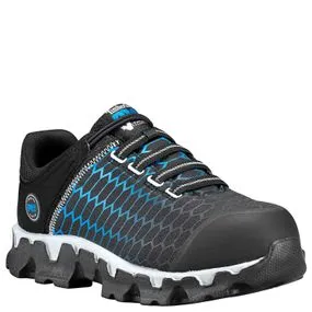 'Timberland Pro' Women's Powertrain Sport ESD Alloy Toe Slip On - Black / Blue