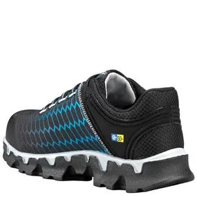 'Timberland Pro' Women's Powertrain Sport ESD Alloy Toe Slip On - Black / Blue