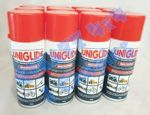 Uniglide Multispray - 300g All Purpose Penetrating Spray / Lubricant - 1 Carton (12 x 300g)