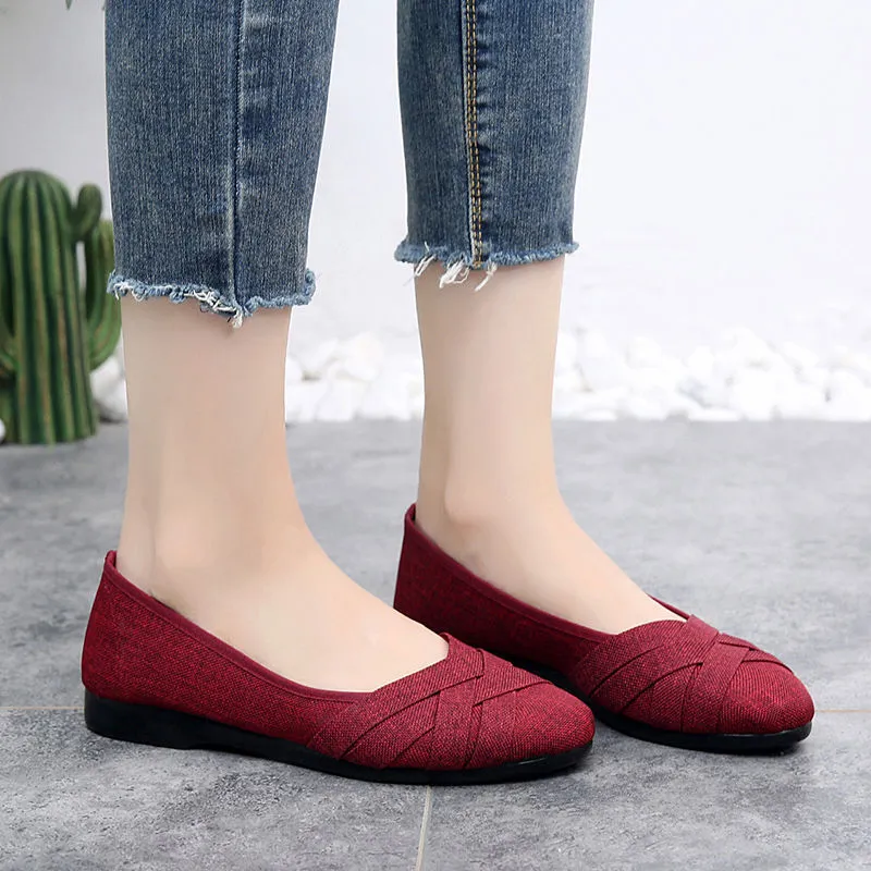 USS Shoes Gilda Women's Flat Slip-On Shoes