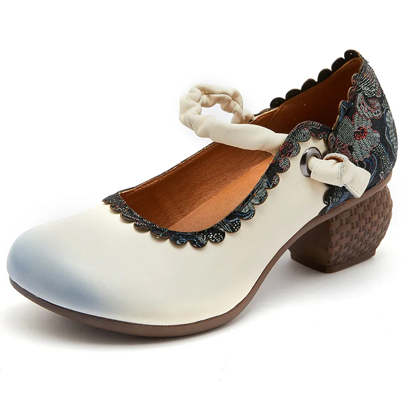 USS Shoes Lina Women's Spring Flower Pumps Shoes