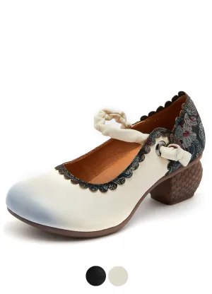 USS Shoes Lina Women's Spring Flower Pumps Shoes