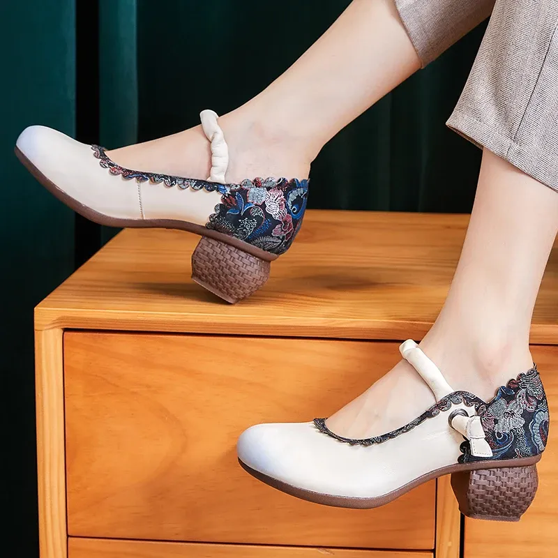 USS Shoes Lina Women's Spring Flower Pumps Shoes