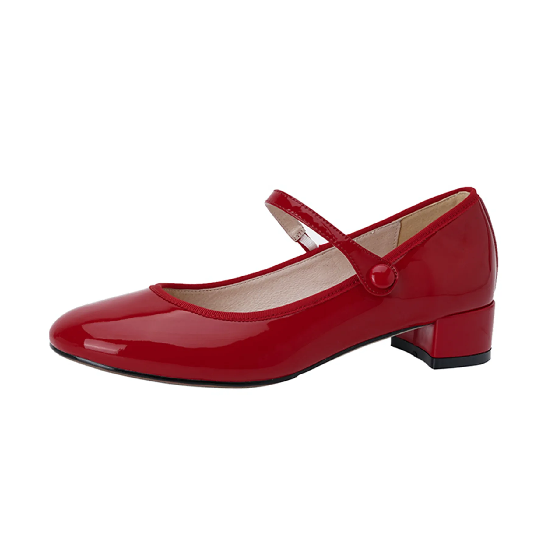 USS Shoes Raimel Women's Patent Leather Low Heel Pumps