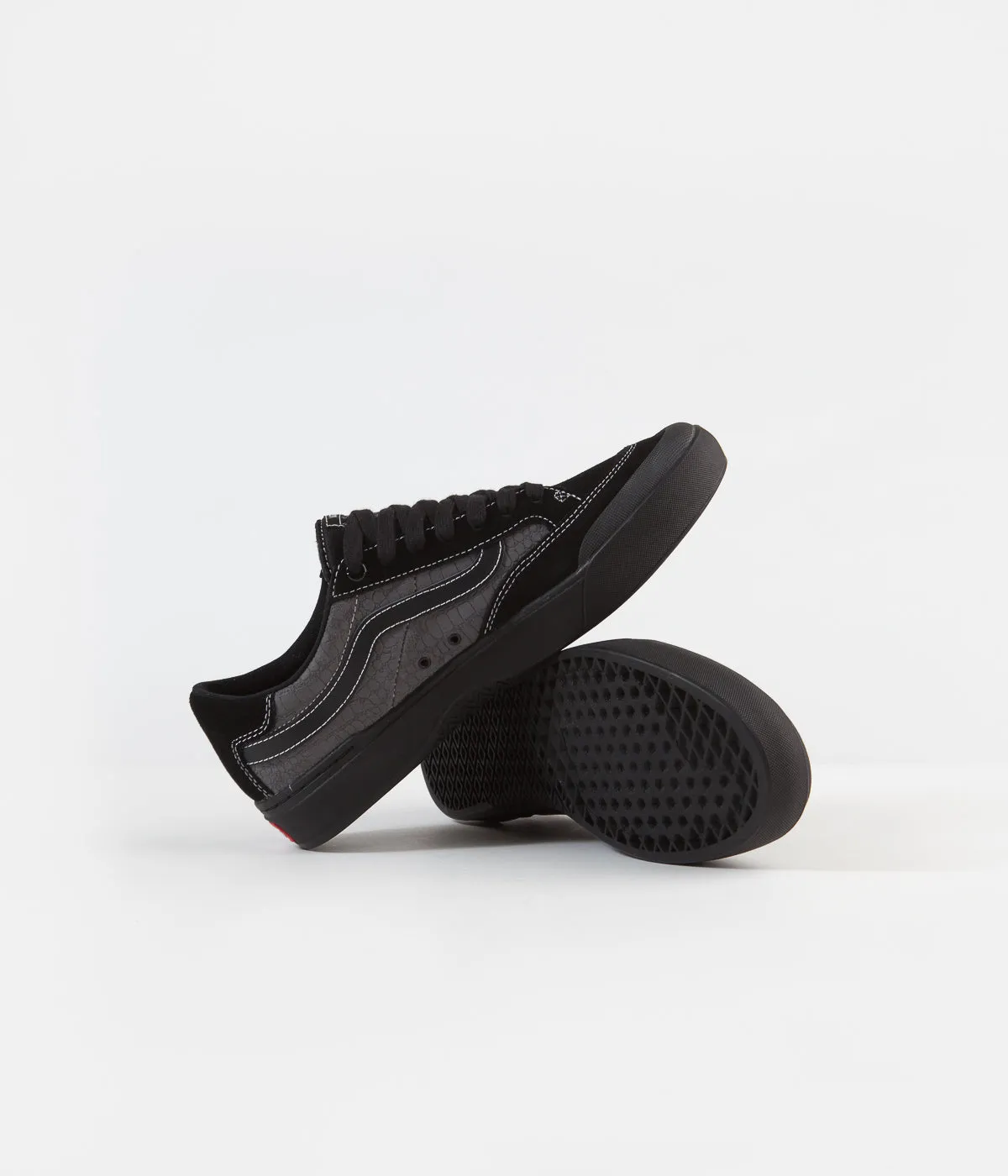 Vans Berle Pro Shoes - (Croc) Black / Pewter