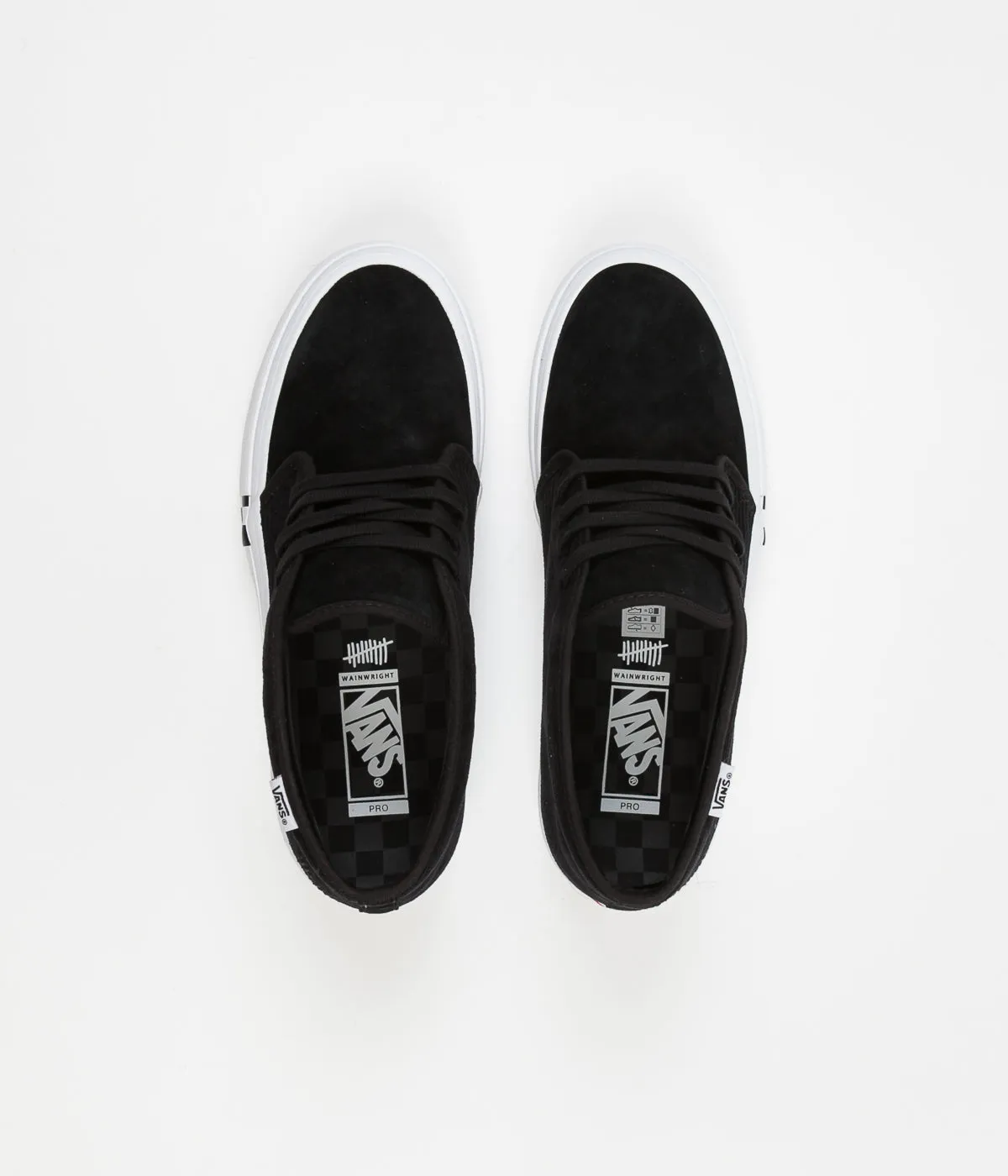 Vans Chukka Pro Shoes - (Danny Wainwright) Black / True White