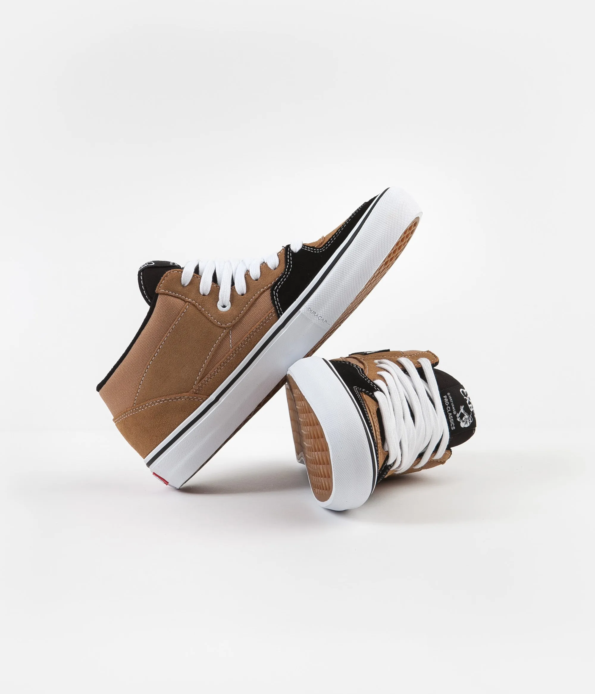 Vans Half Cab Pro Shoes - Camel / Black