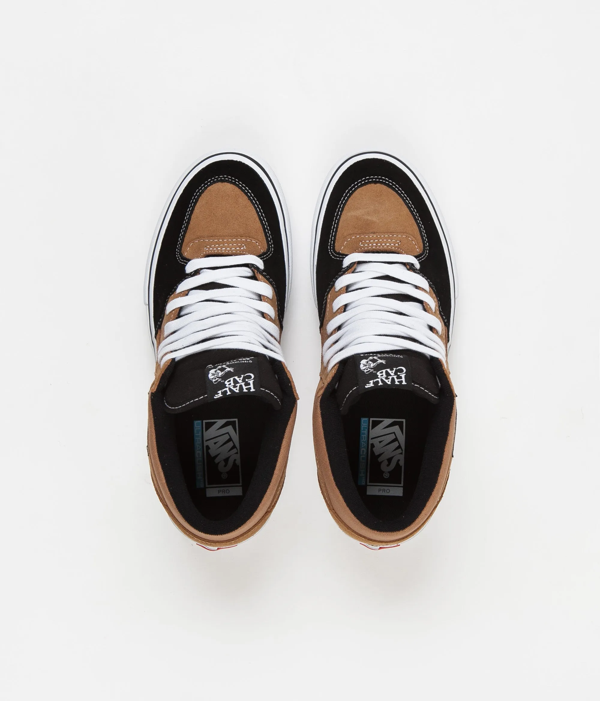 Vans Half Cab Pro Shoes - Camel / Black