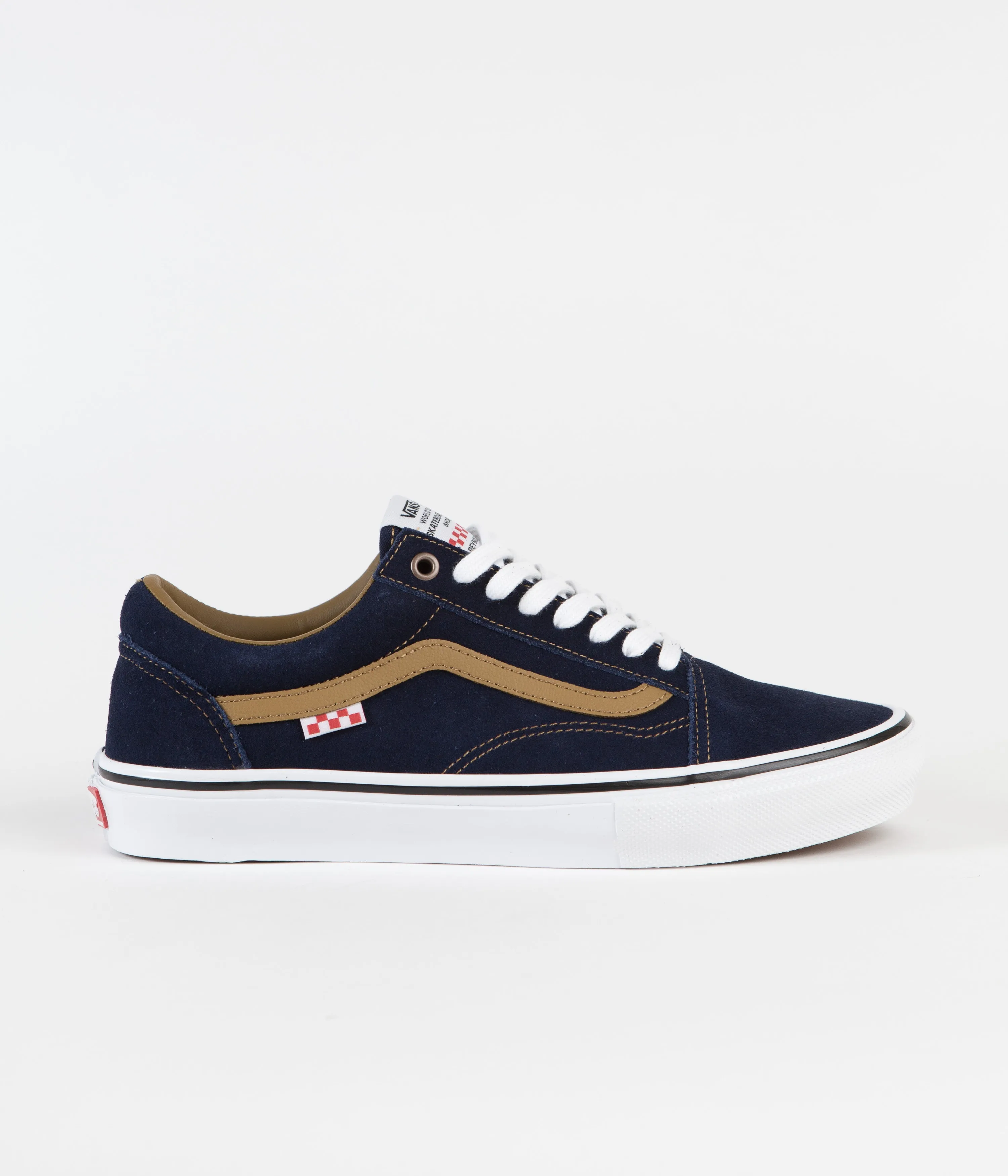 Vans Skate Old Skool Shoes - (Reynolds) Navy / Golden Brown