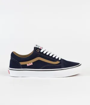 Vans Skate Old Skool Shoes - (Reynolds) Navy / Golden Brown