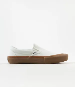 Vans Slip-On Pro Shoes - Pearl / Gum