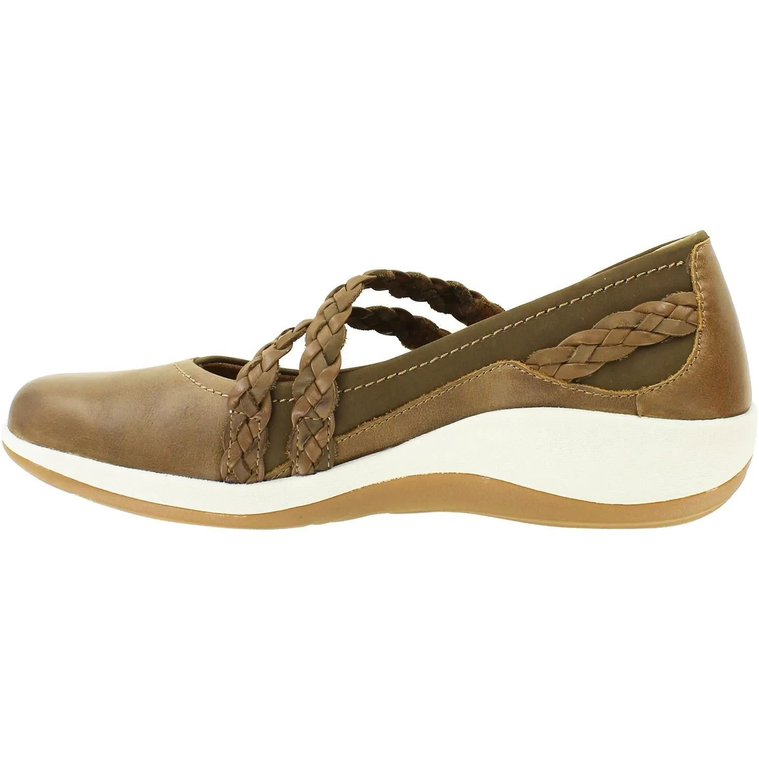 Women's Aetrex Annie Cognac Leather