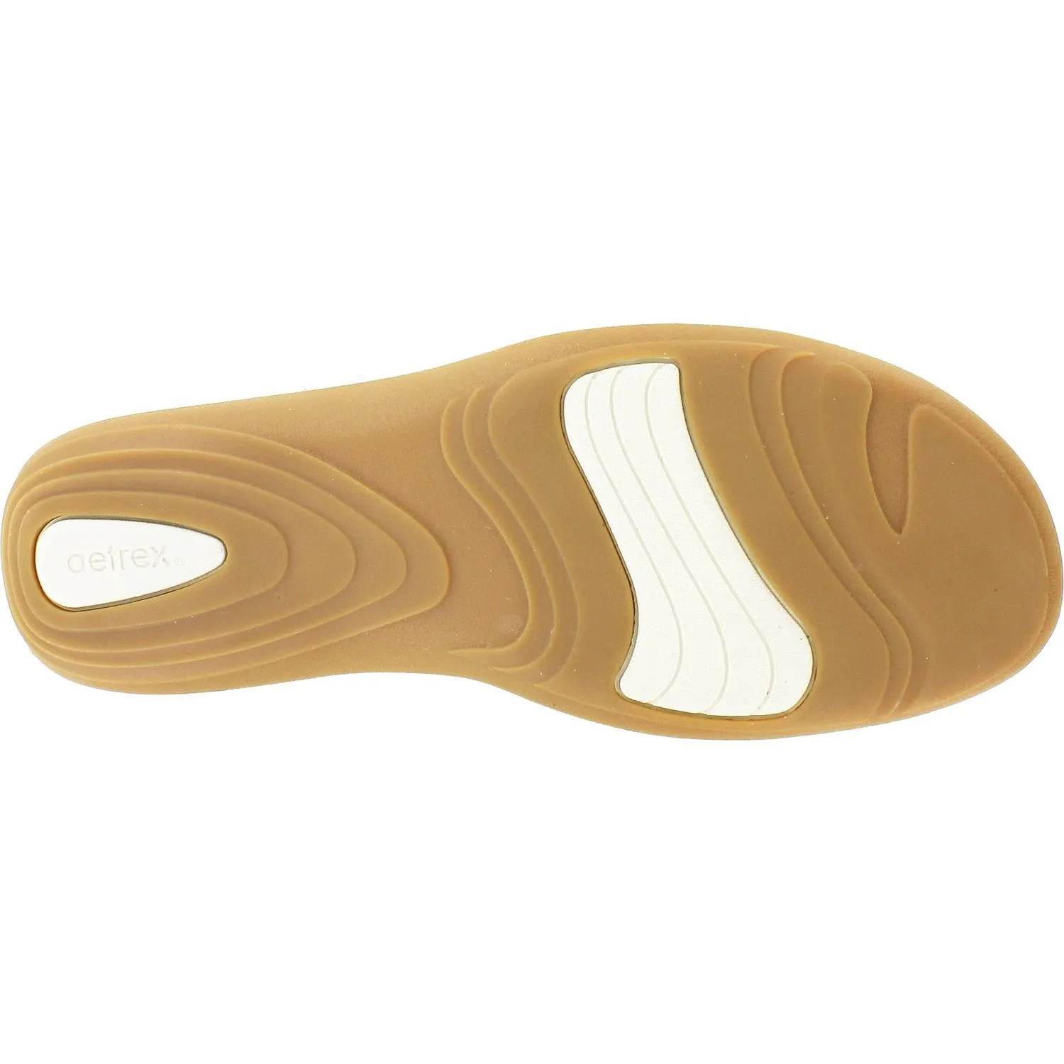 Women's Aetrex Annie Cognac Leather