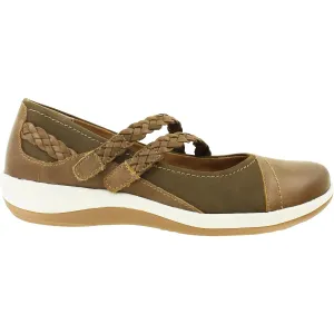 Women's Aetrex Annie Cognac Leather