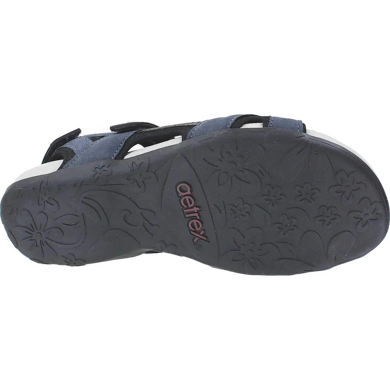Women's Aetrex Bree Blue/Grey Synthetic