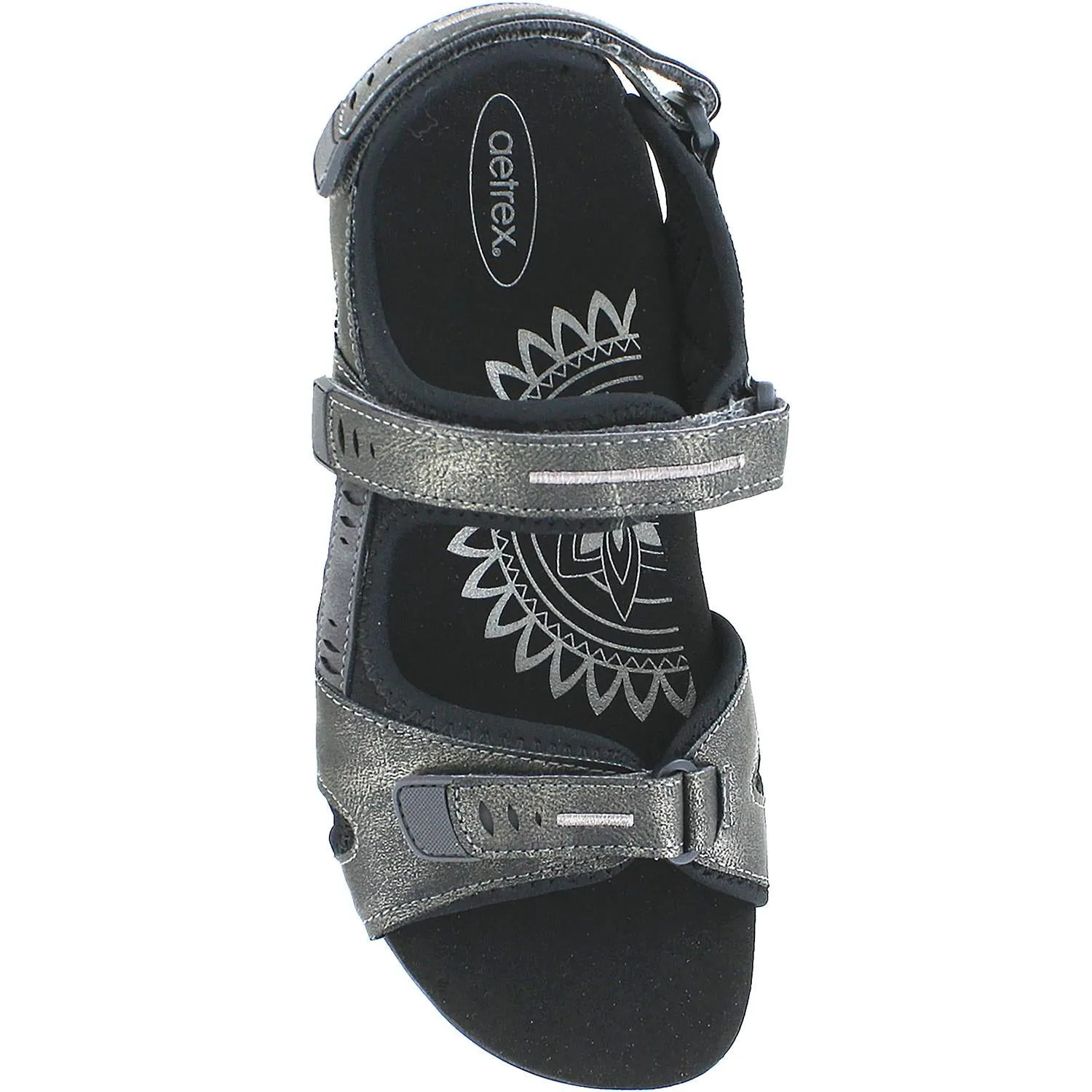 Women's Aetrex Bree Pewter Synthetic