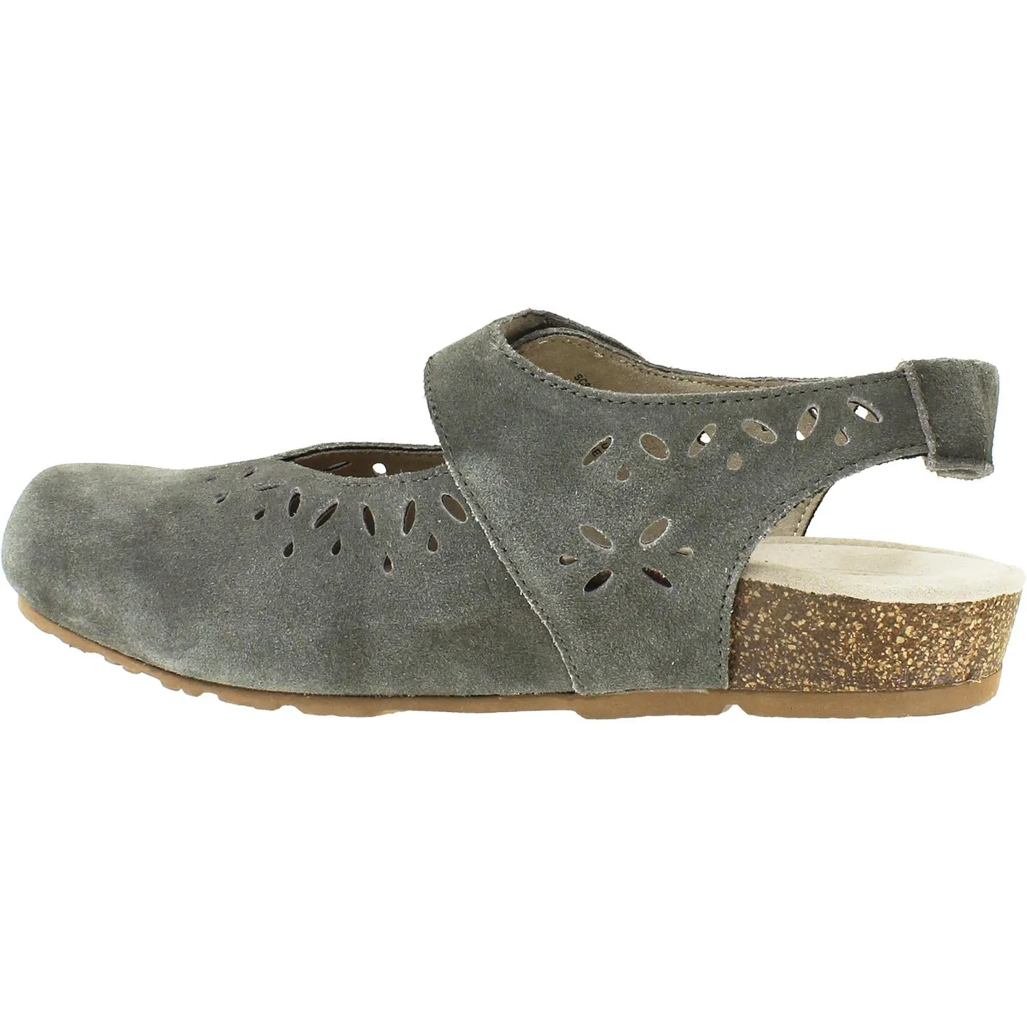 Women's Aetrex Cheryl Concrete Suede