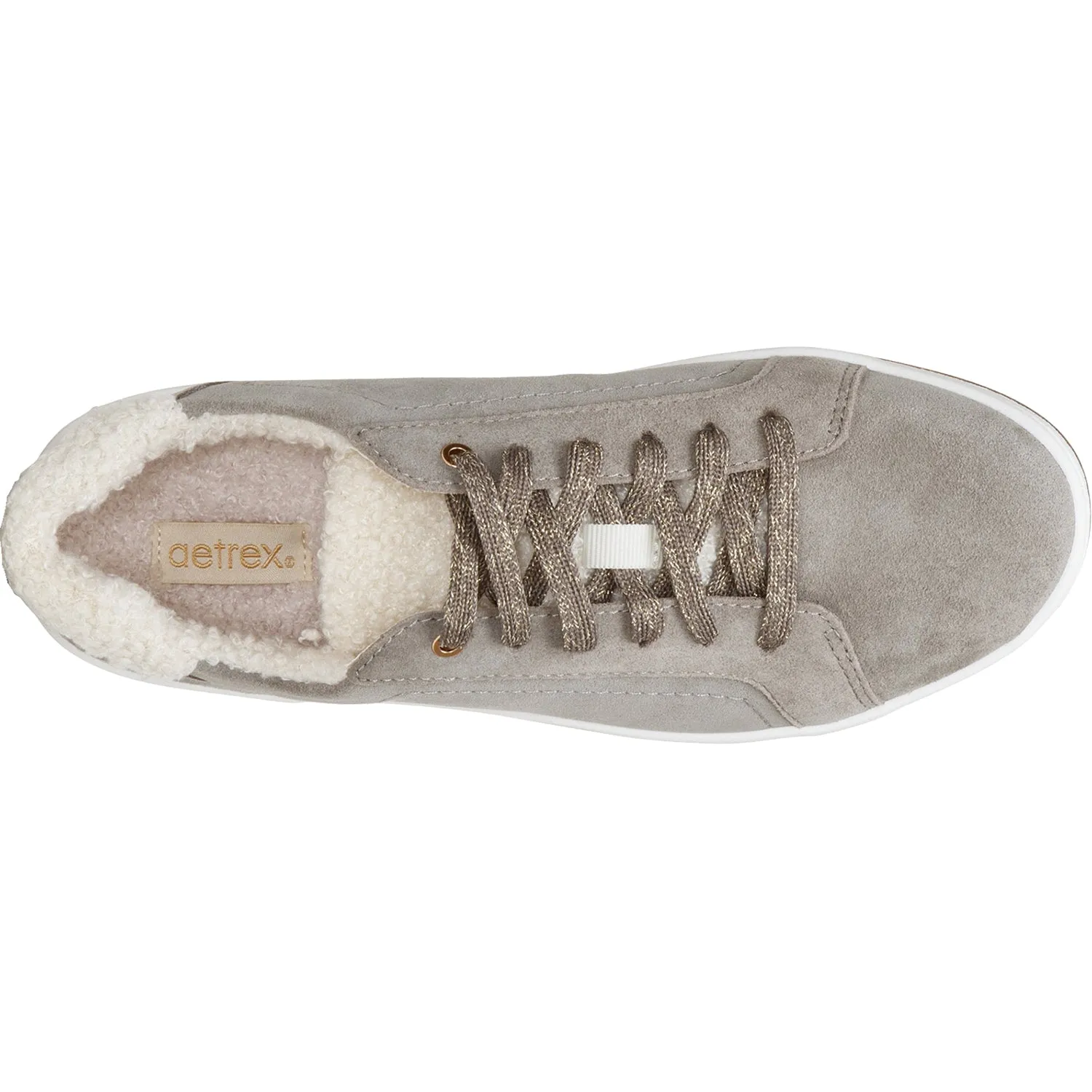 Women's Aetrex Cozy Blake Grey Suede