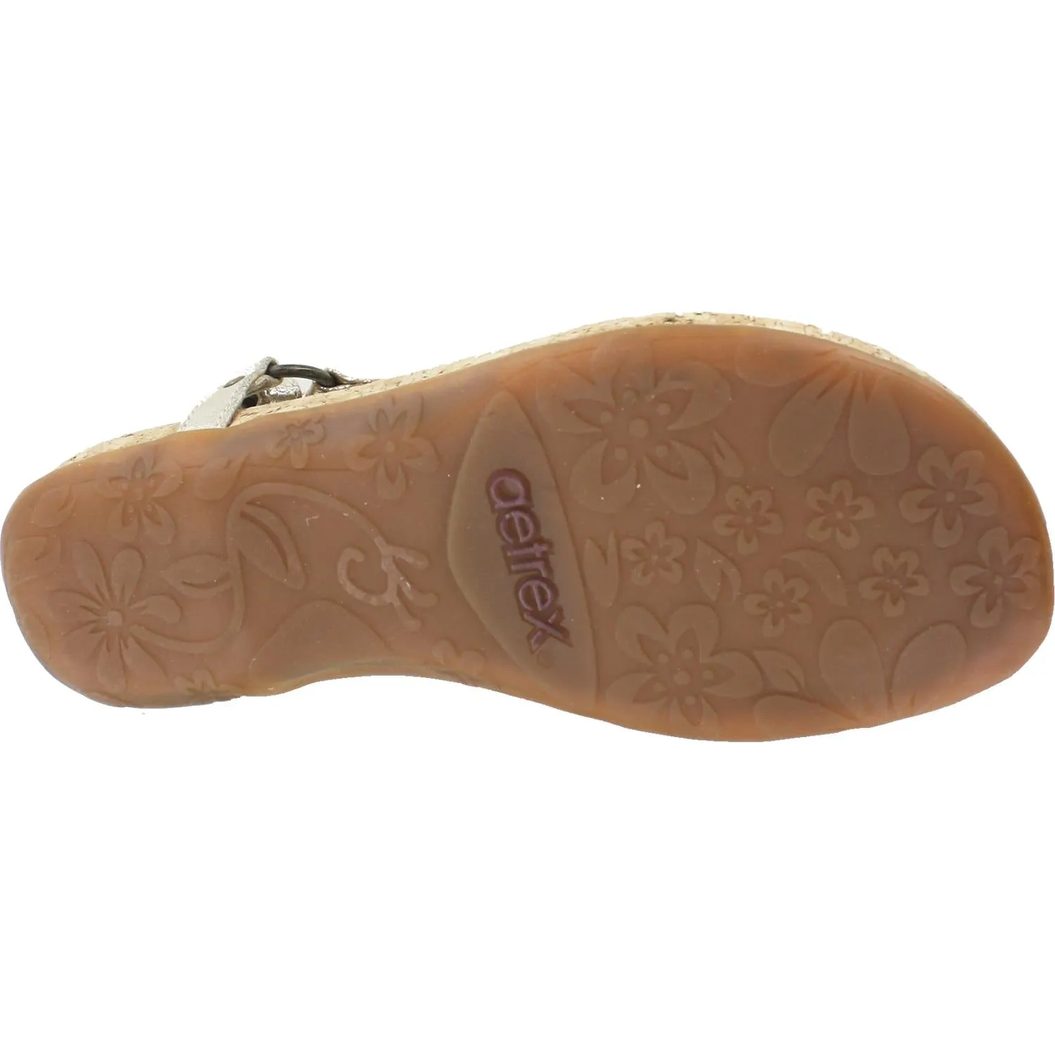 Women's Aetrex Emilia Gold Synthetic