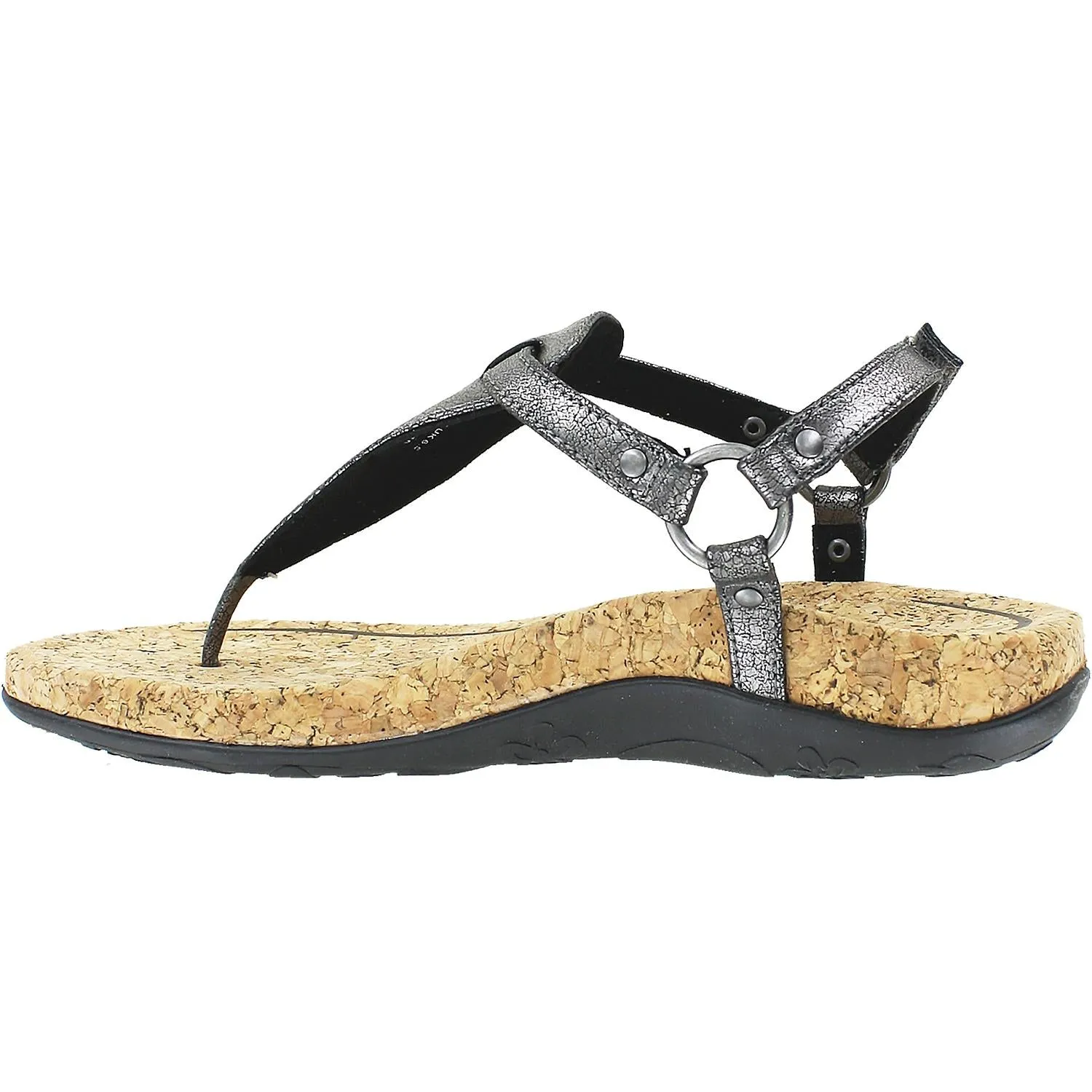 Women's Aetrex Emilia Pewter Synthetic