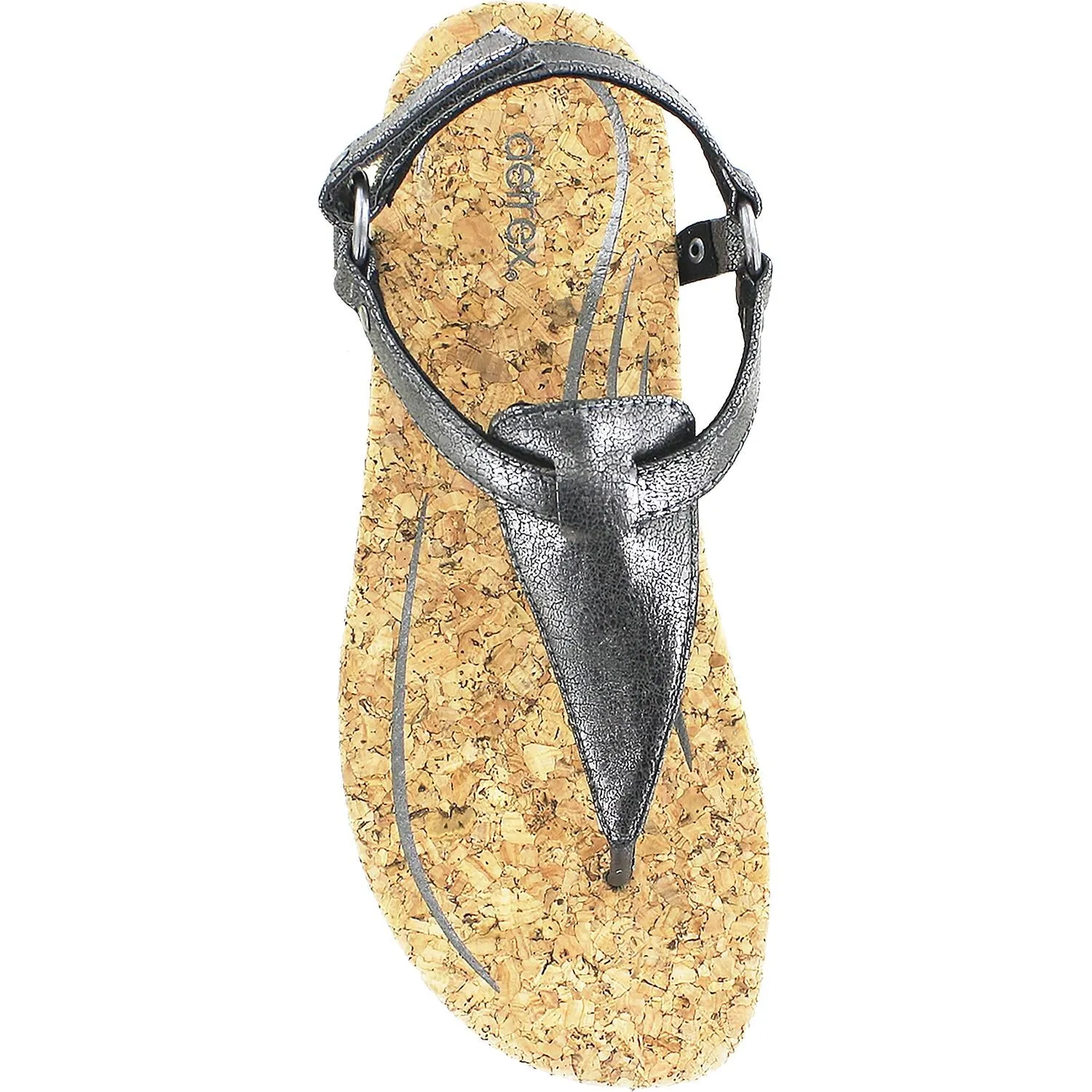 Women's Aetrex Emilia Pewter Synthetic