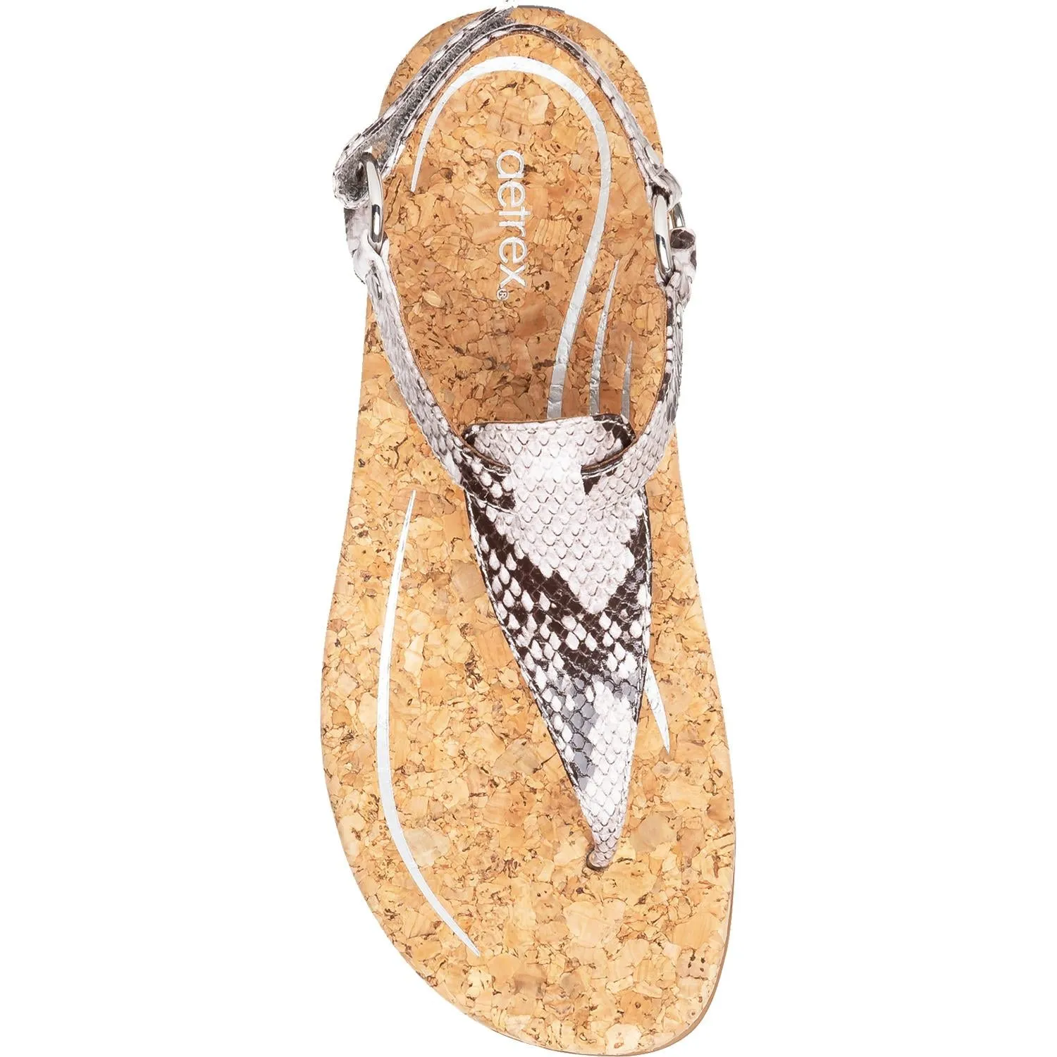 Women's Aetrex Emilia Snake Synthetic