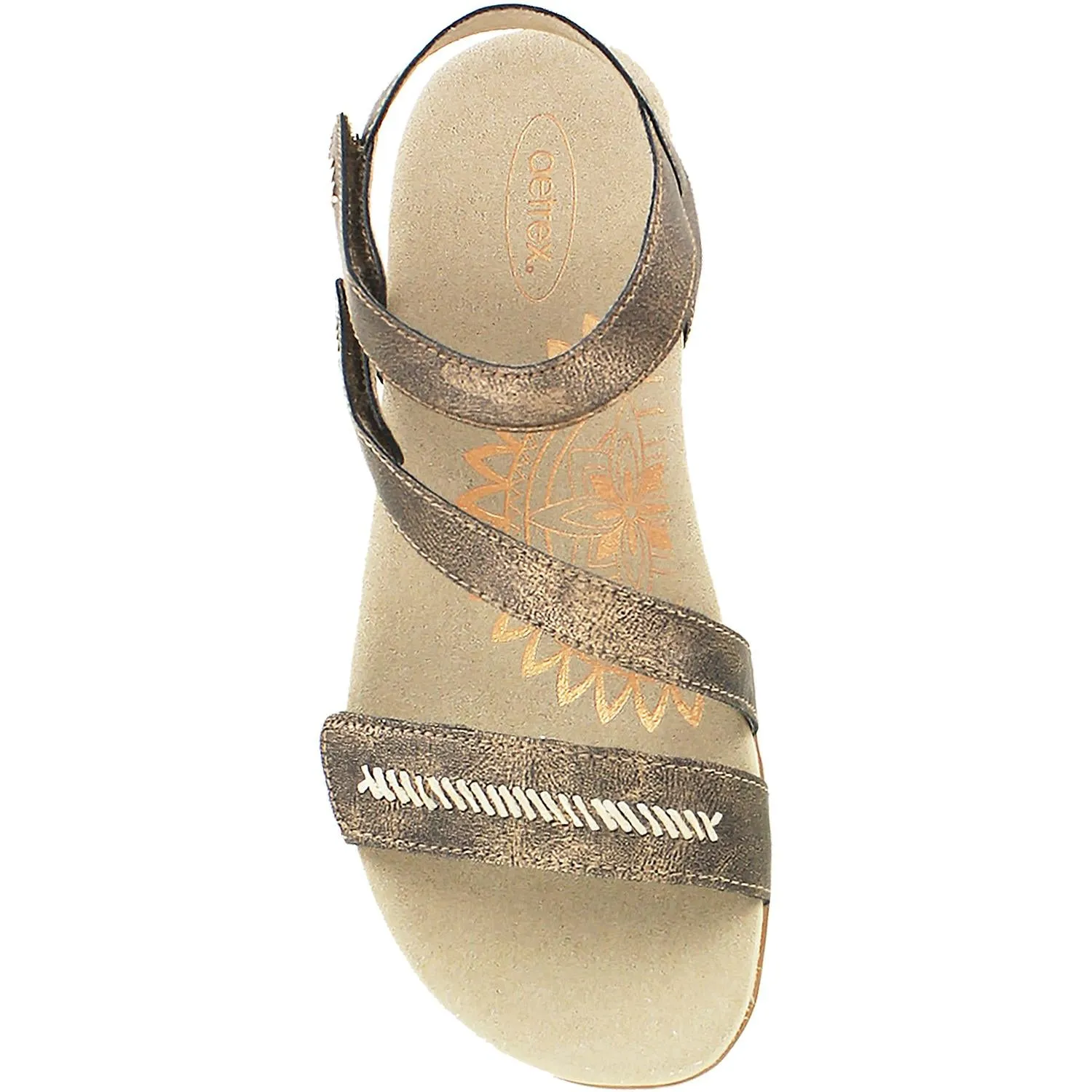 Women's Aetrex Gabby Bronze Synthetic