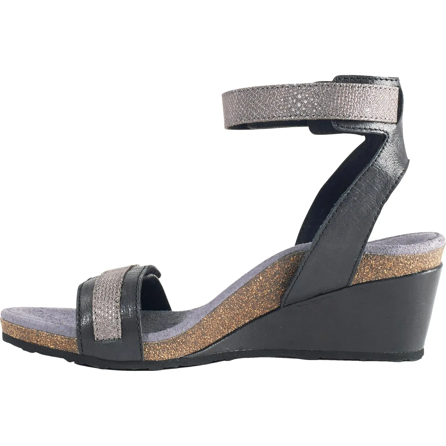 Women's Aetrex Gia Black Leather