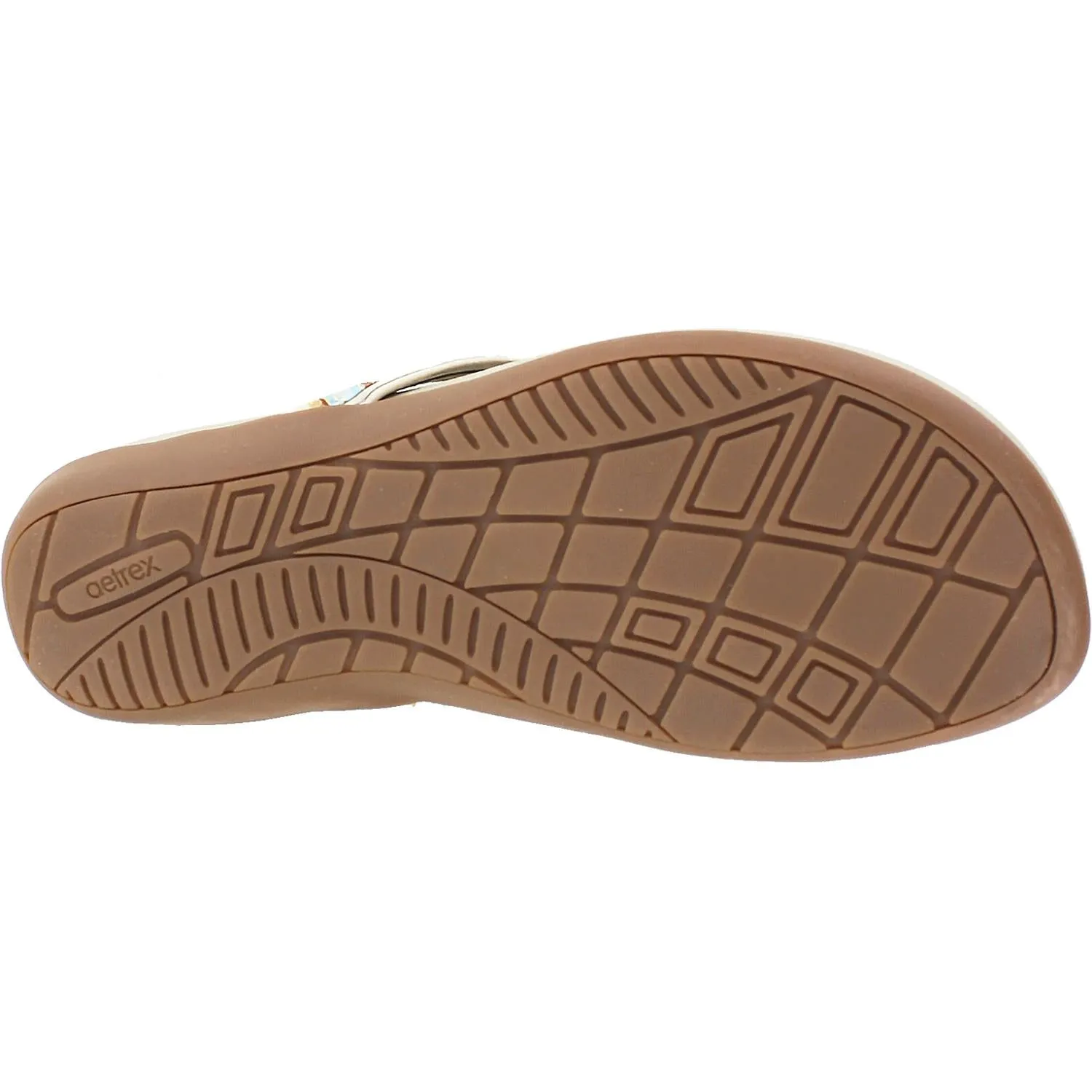 Women's Aetrex Gwen Champagne Synthetic