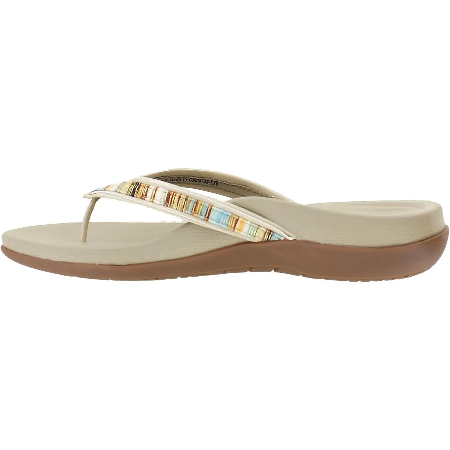 Women's Aetrex Gwen Champagne Synthetic