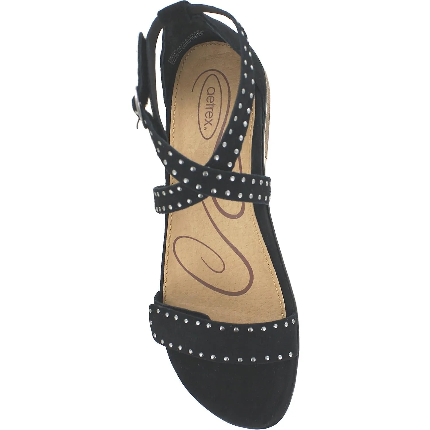 Women's Aetrex Hailey Black Suede