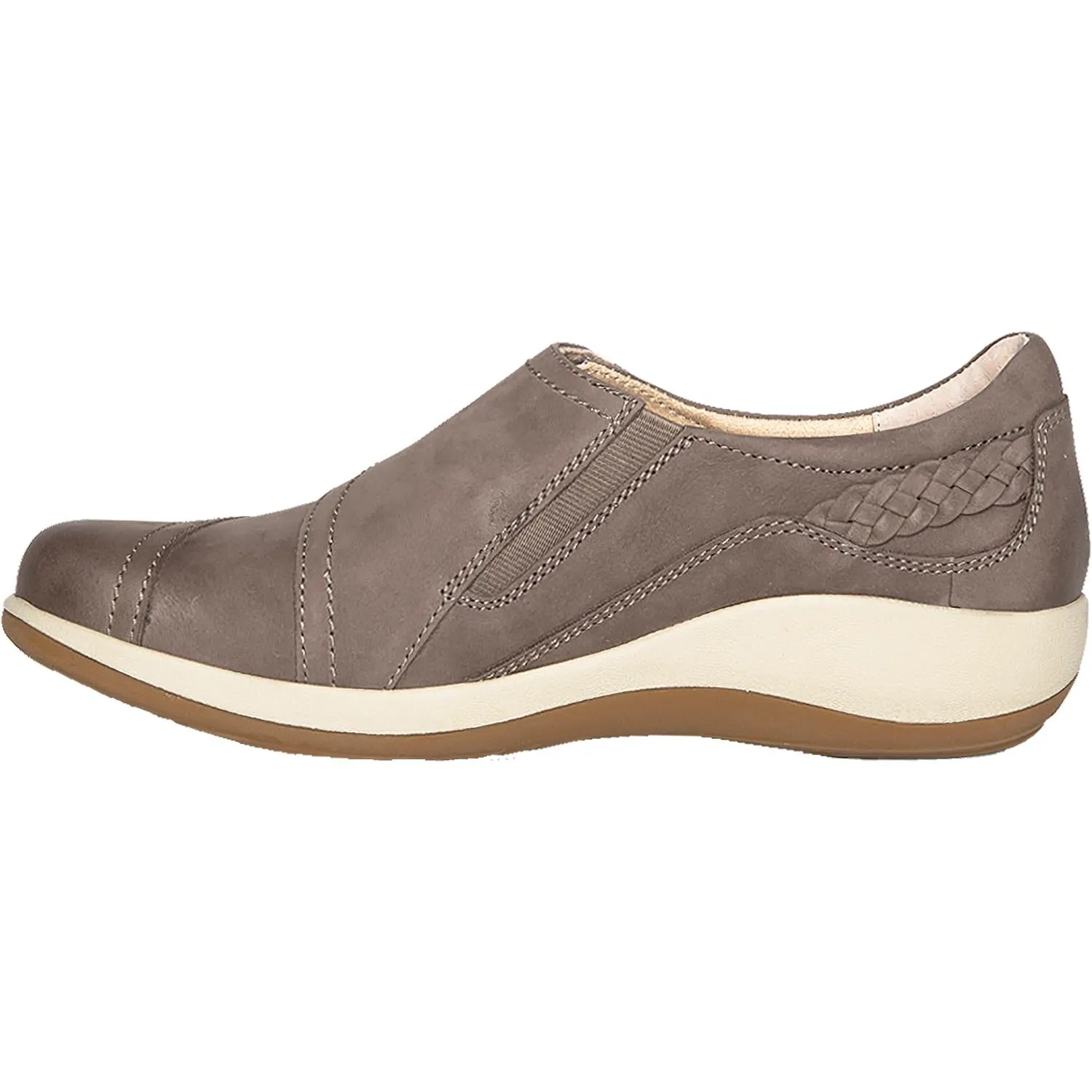 Women's Aetrex Karina Warm Grey Leather