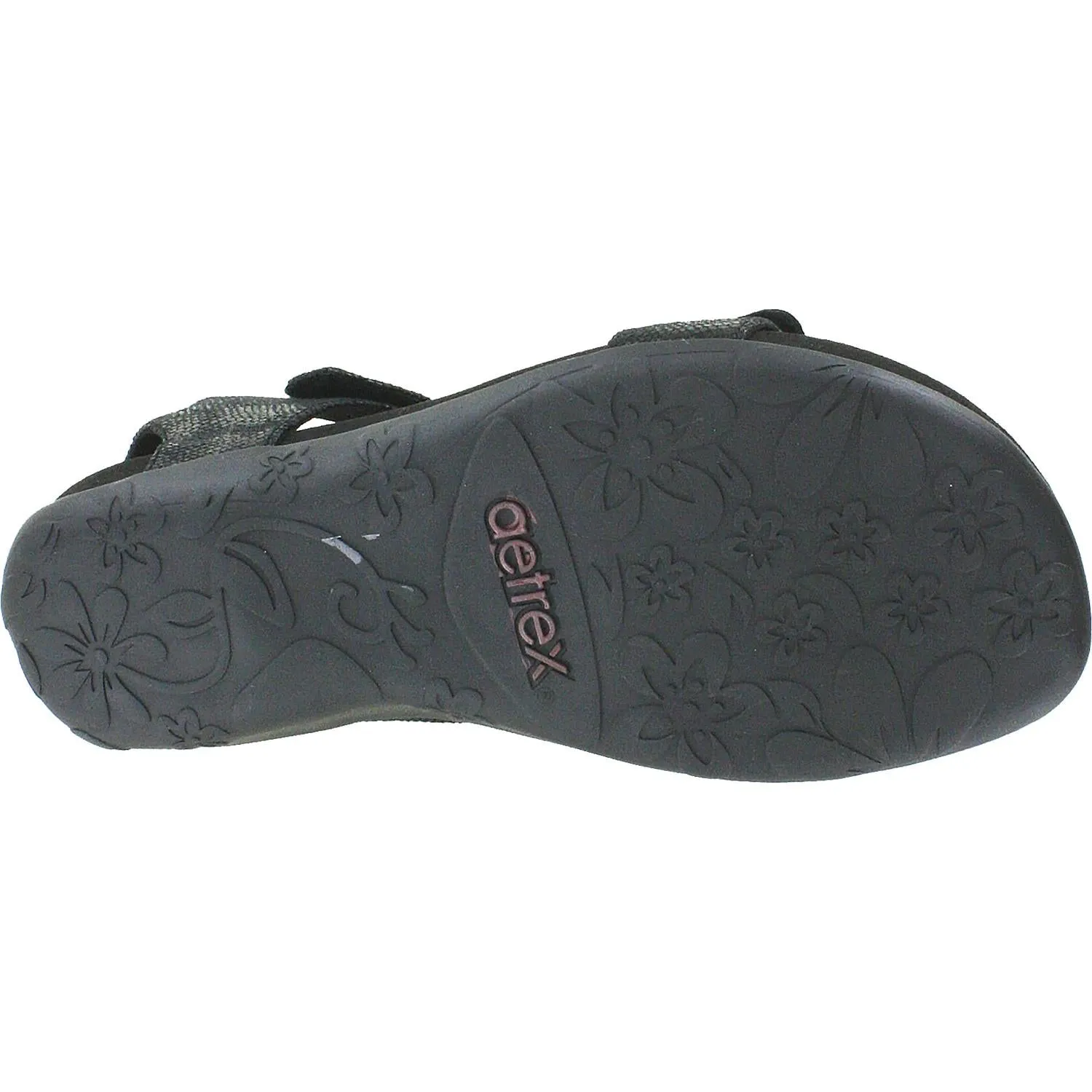 Women's Aetrex Maria Jeweled Black Synthetic