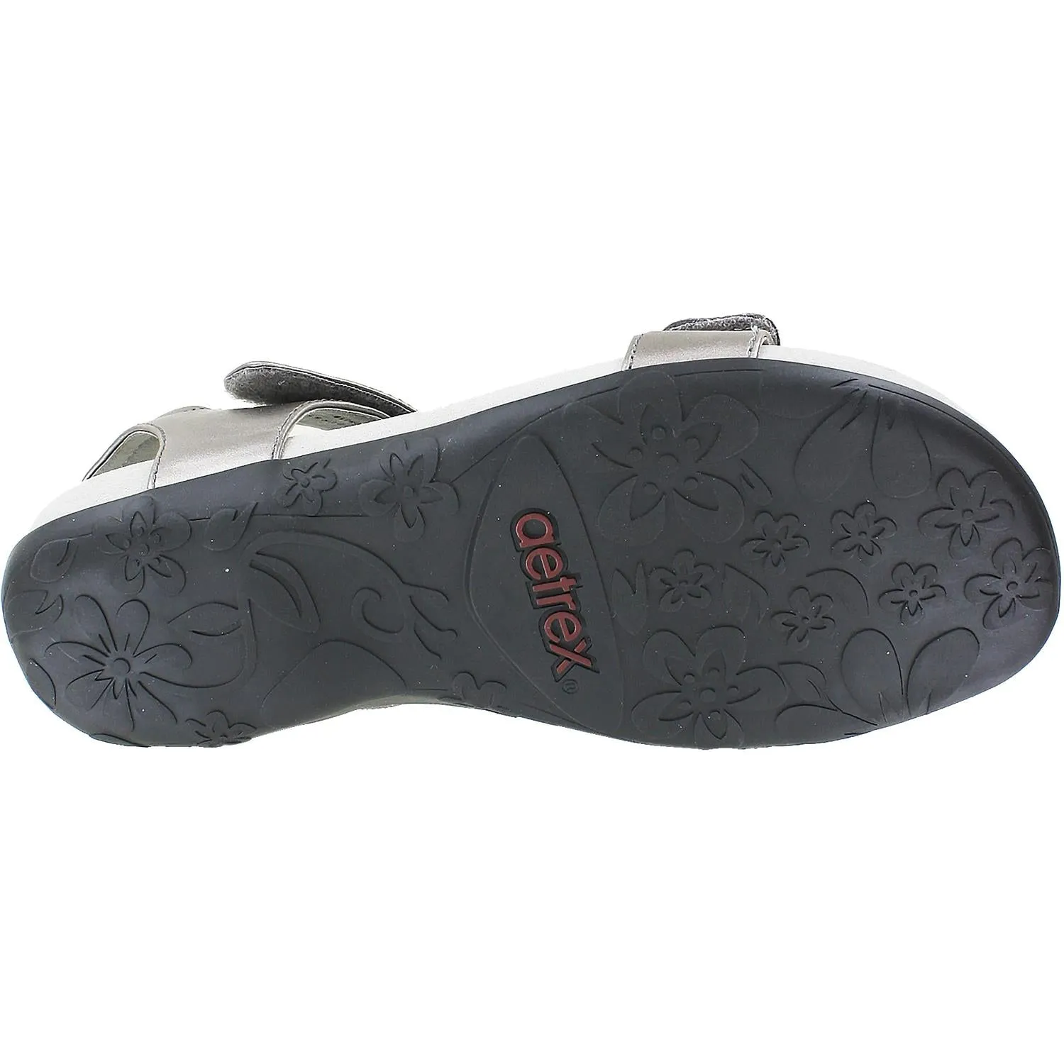 Women's Aetrex Maria Jeweled Gunmetal Synthetic